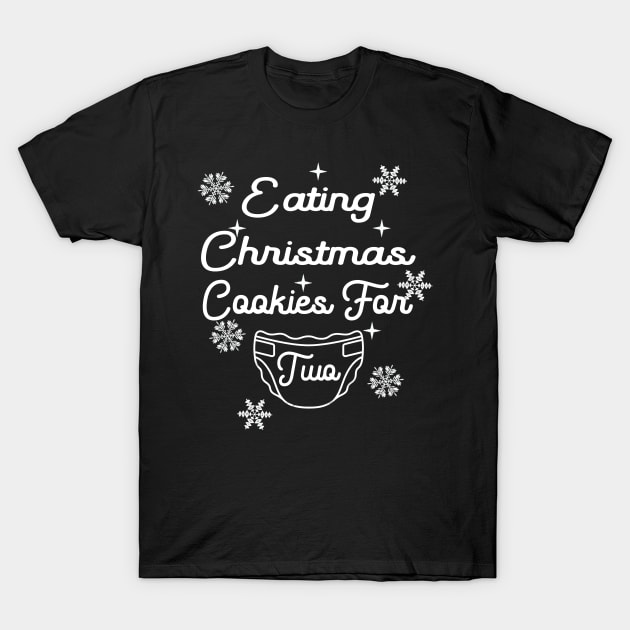 eating christmas cookies for two T-Shirt by DesStiven